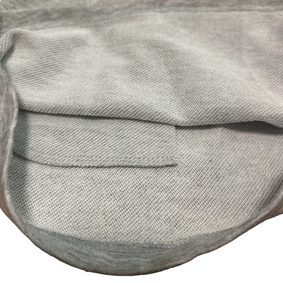 CIDER Terry Mid Waist Solid Pocket Shorts / 2 Colored Band / Gray / Size 6 - Picture 4 of 10